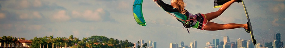 Kitesurfing lessons and equipment for sale or rent in Fort Lauderdale South Florida